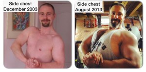 What 10 years of lifting has done for my body.