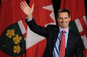 Dalton McGuinty after being elected Premier in 2011